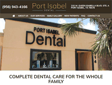 Tablet Screenshot of portisabeldental.com